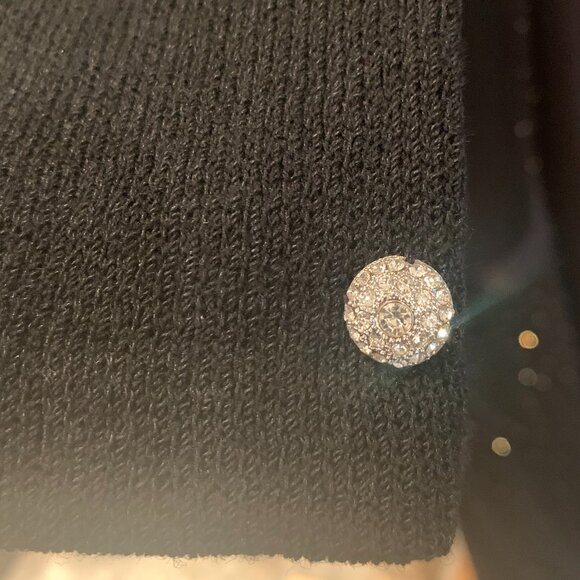 Carissimo Size 12 Ladies Black Bling Evening Jacket - Picture 4 of 4